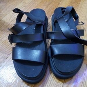 Black sandals